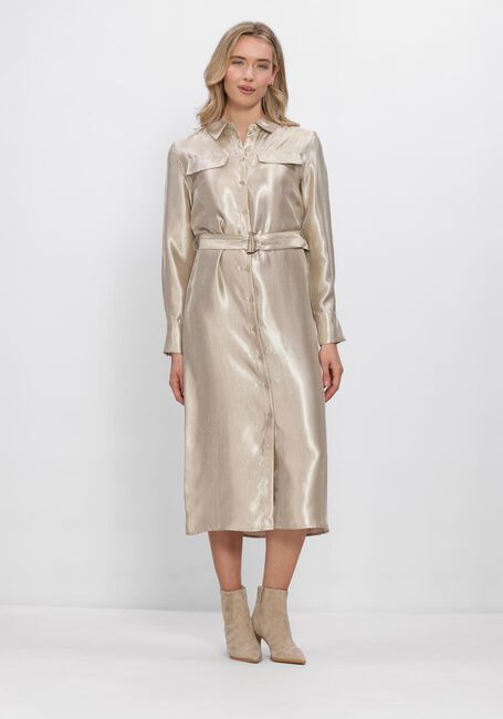 Gouden FREEBIRD Jurken WV-SHINY-TWILL-VIS-26-1 - large