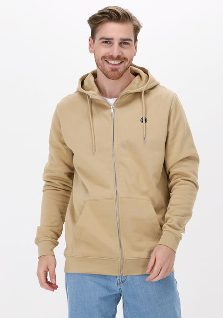 Bruine ANERKJENDT Vest AKELLIOT NOOS ZIP HOODIE - large