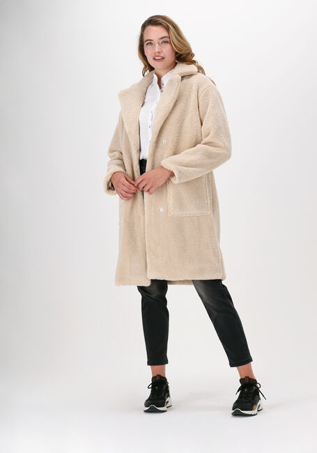 Witte SELECTED FEMME Teddy jas SLFNEW NANNA TEDDY JACKET B SA - large