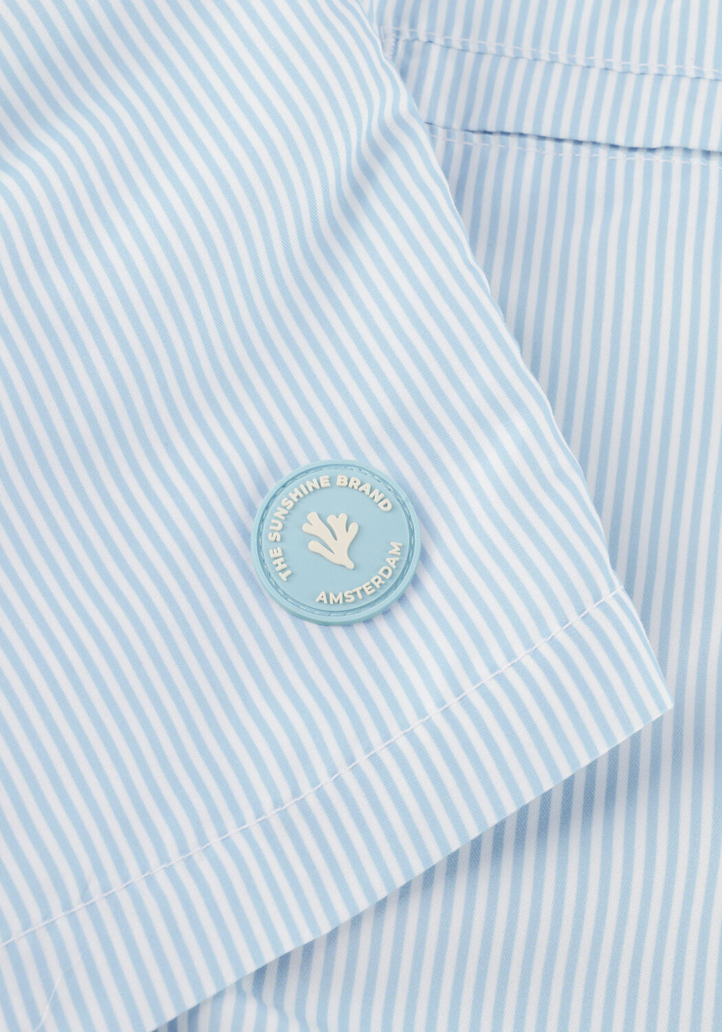 Blauwe SHIWI Zwembroeken MIKE SWIM SHORTS 7 INCH FINE STRIPE - large