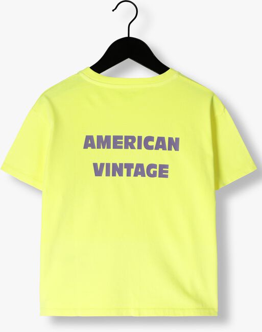 Gele AMERICAN VINTAGE T-shirt FIZVALLEY - large