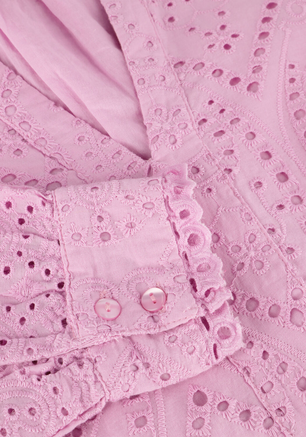 Lichtroze Y.A.S. Mini jurk YASHOLI LS DRESS S. NOOS - large