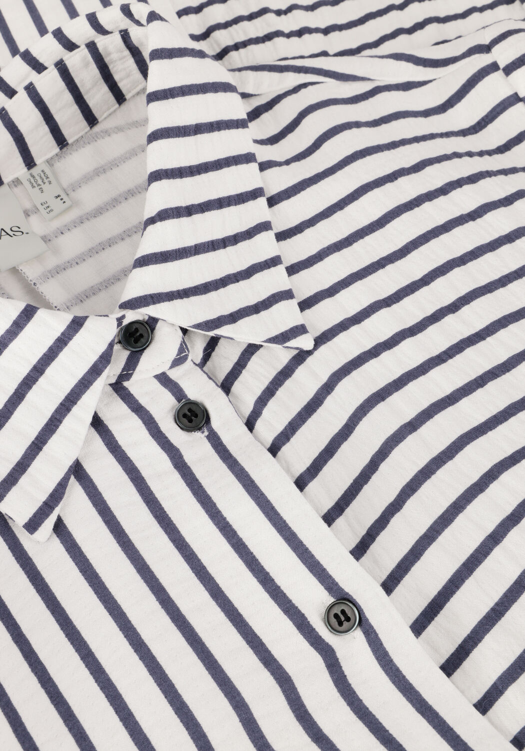 Witte Y.A.S. Maxi jurk YASICY LONG SHIRT DRESS - large