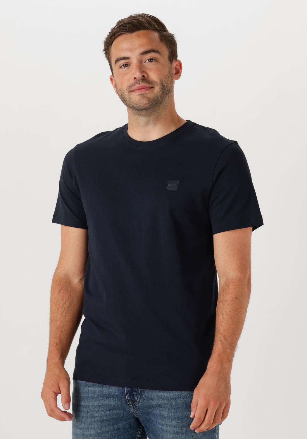 BOSS ORANGE Heren Polo's & T-shirts Tales Donkerblauw