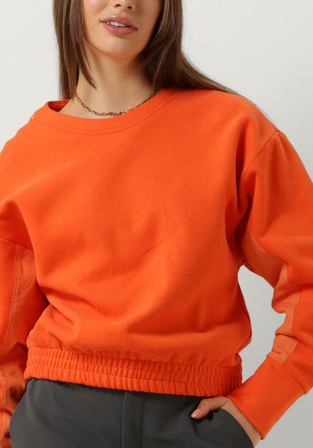 VANILIA Dames Truien & Vesten Flat Utility Sweater Oranje