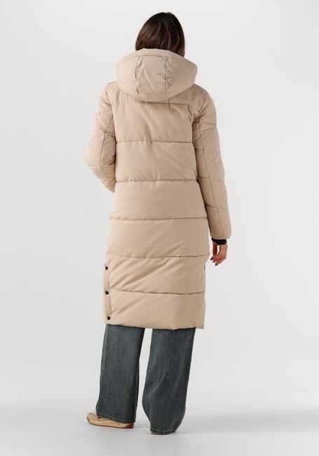 Beige WITHBLACK Gewatteerde jas WBLGLORIAN LONG PUFFER JACKET - large