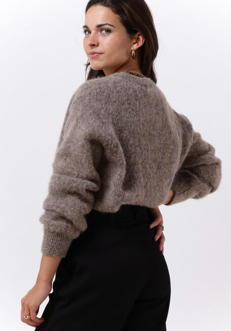 Bruine BY-BAR Trui LANA ECO PULLOVER - large
