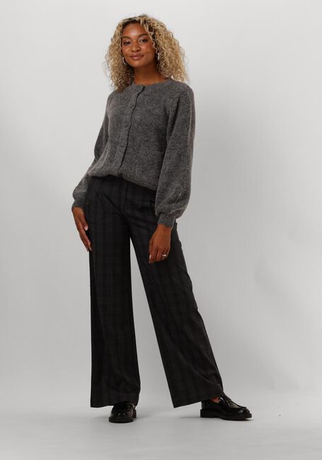 Grijze SELECTED FEMME Vest SLFSIA RAS LS KNIT POCKET - large