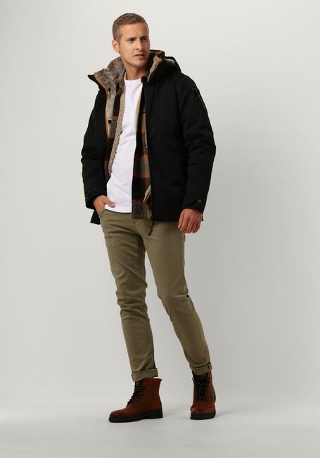 Zwarte PME LEGEND Parka's SEMI LONG JACKET SNOWPACK ICON 2.0 TRAIL RIPSTOP - large