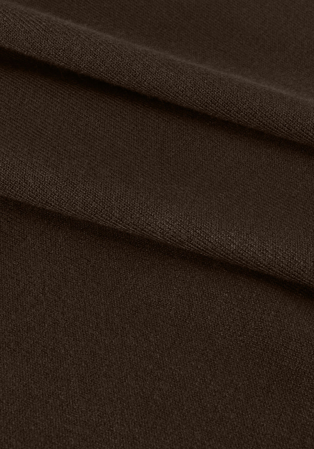 Bruine PUREWHITE Trui ESSENTAIL HALFZIP - large