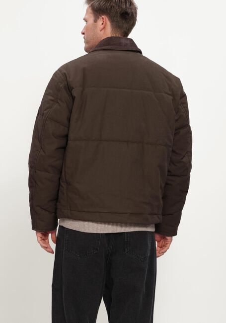Bruine SELECTED MEN Gewatteerde jas SLMGRANT FILLED CANVAS JKT - large