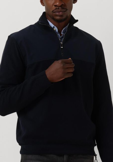 Donkerblauwe BOSS Trui FUSIONE - large