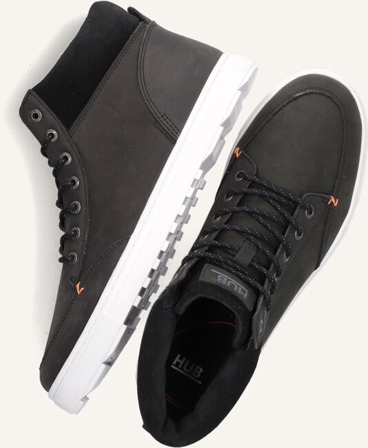 Zwarte HUB Hoge sneakers GLASGOW Zwarte HUB Hoge sneakers GLASGOW - large