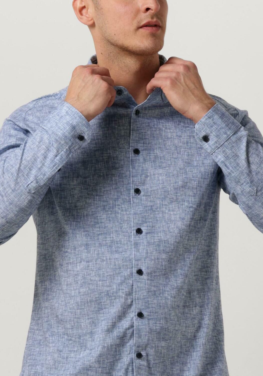 DESOTO Heren Overhemden Kent 1 1 Blauw