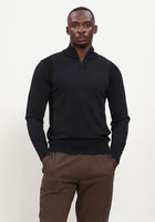 Zwarte GENTI Truien/vesten TURTLE ZIP LS