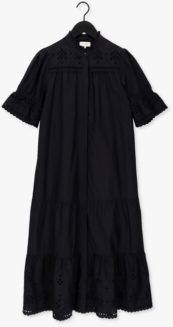Zwarte LEVETE ROOM Midi jurk RIKO 1 DRESS - large