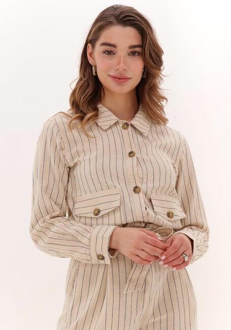 Beige OBJECT Blouses NAMIR L/S BLAZER - large