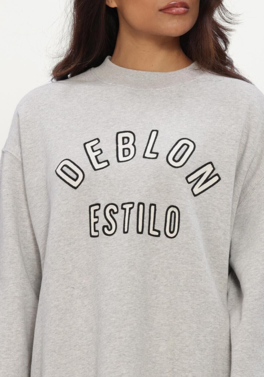 Grijze DEBLON SPORTS Sweater PEYTON SWEATER - large
