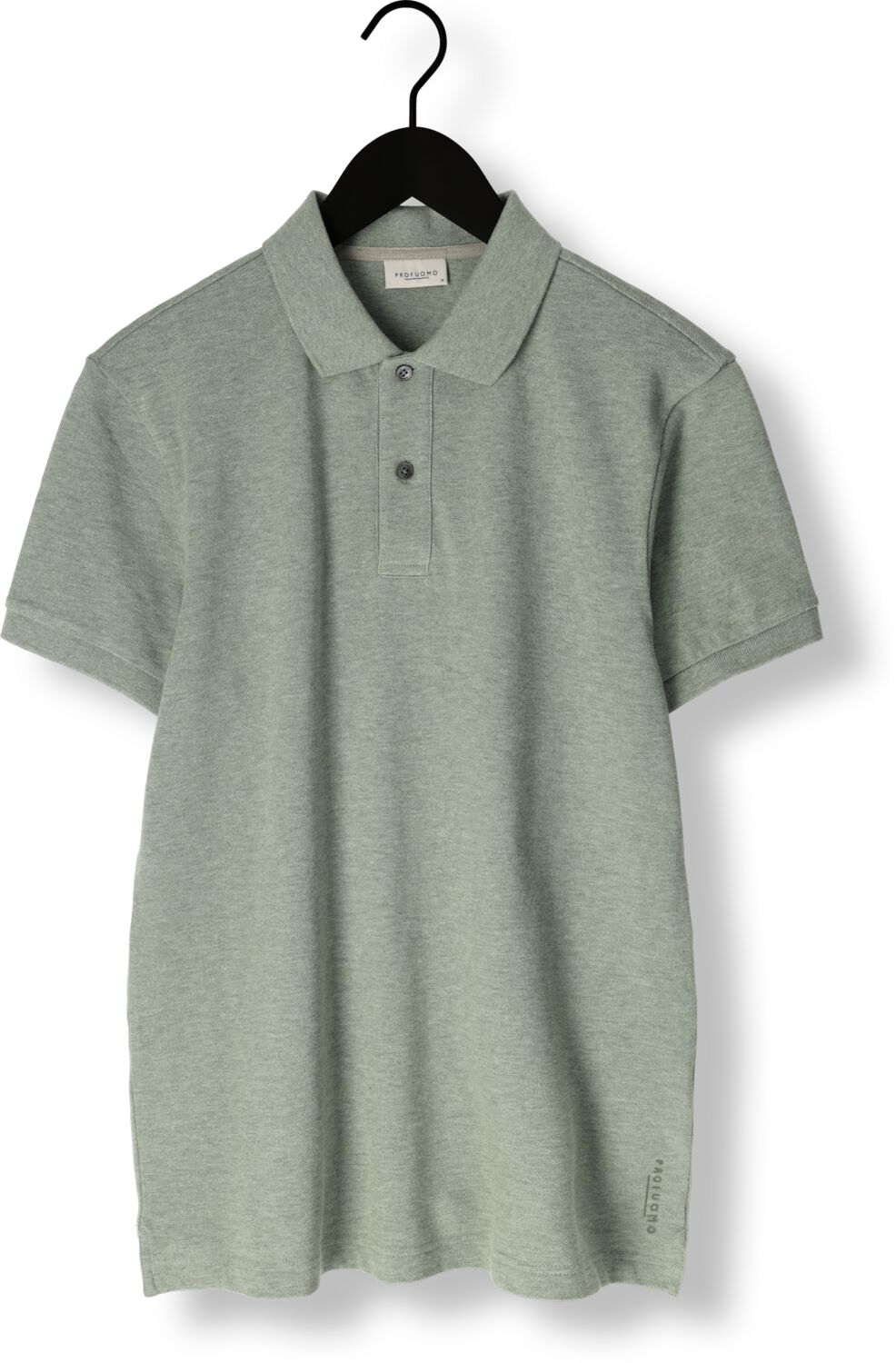 PROFUOMO Heren Polo's & T-shirts Polo Short Sleeve Groen