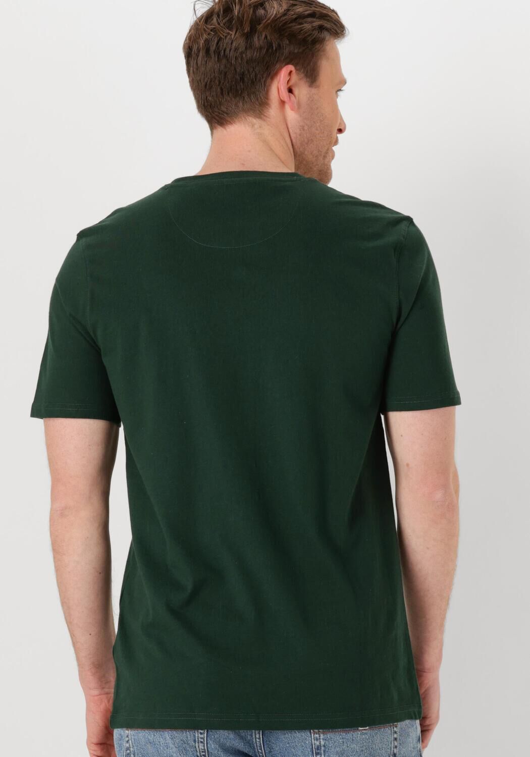 SCOTCH & SODA Heren Polo's & T-shirts Logo Regular Fit T-shirt Groen