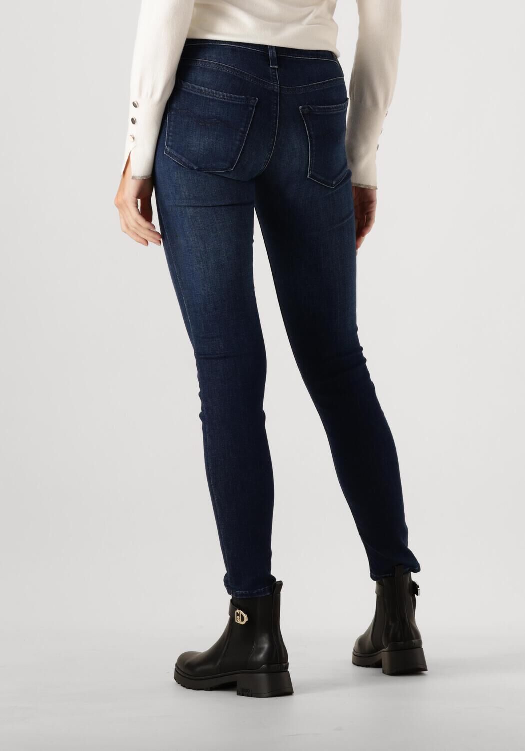 REPLAY Dames Jeans New Luz Pants Donkerblauw