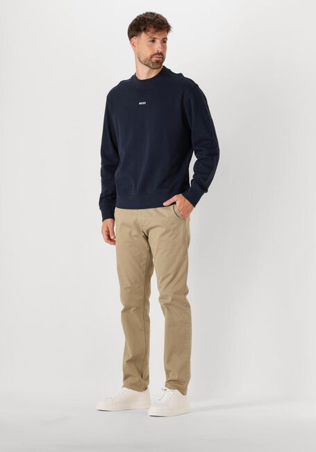 Donkerblauwe BOSS ORANGE Sweater WESMALLCREW 10244192 01 - large