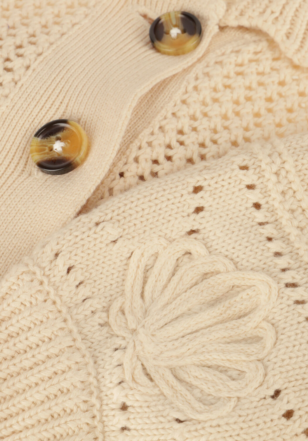 Gebroken wit BAJE STUDIO Vest MOON - large