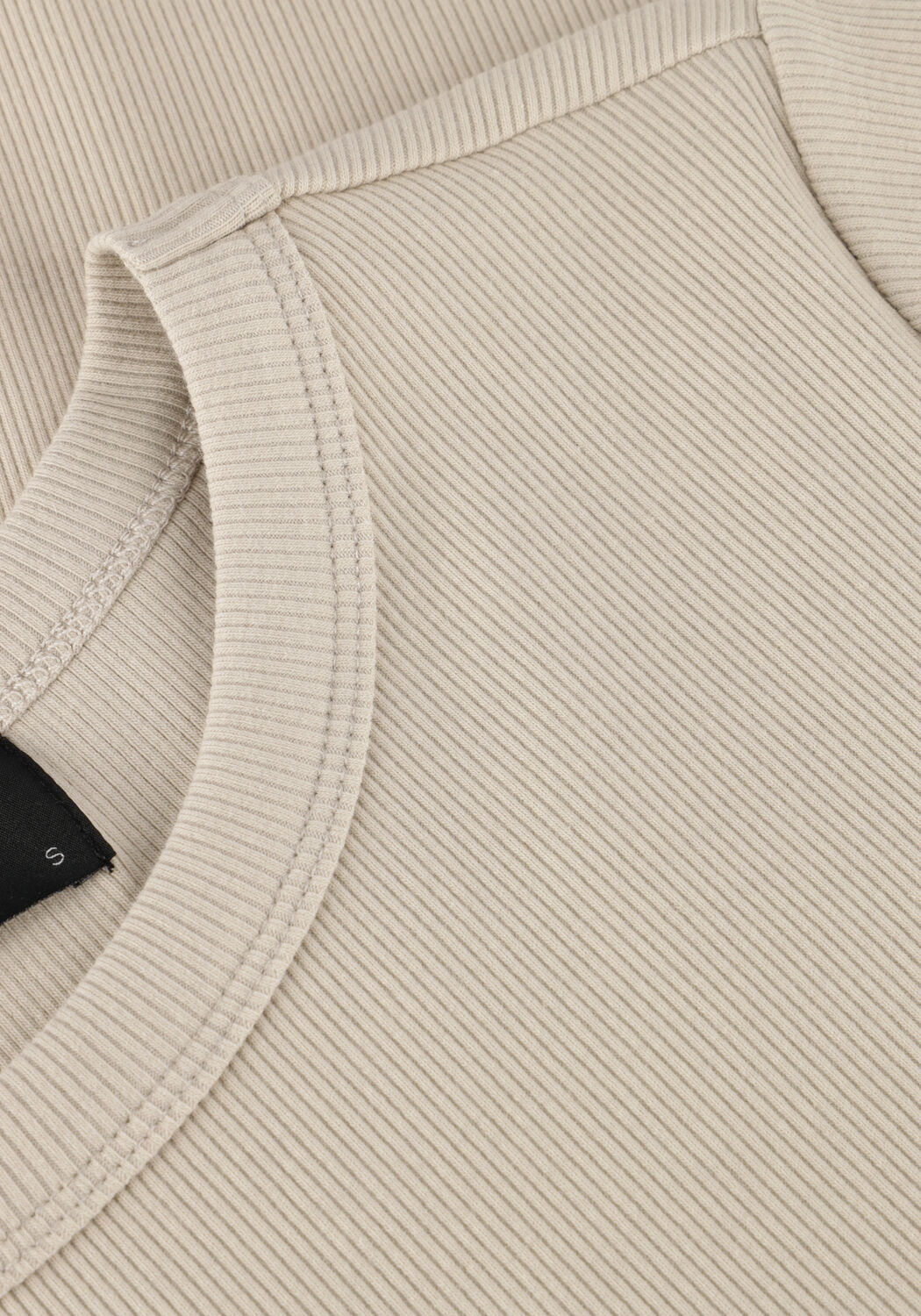 Beige WITHBLACK T-shirt WBLLULLU SS TEE - large