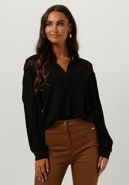 Zwarte LIU JO Blouses CAMICIA LACE E PLISSE - large