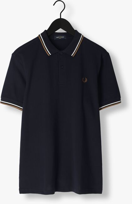 Donkerblauwe FRED PERRY Polo THE TWIN TIPPED FRED PERRY SHIRT - large