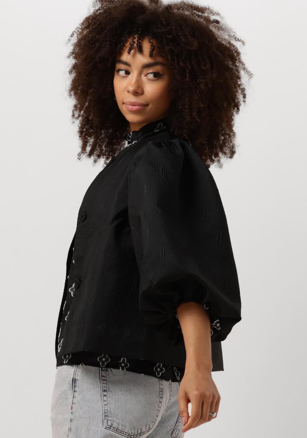 MINUS Dames Jassen Brenda Short Jacket Zwart