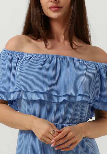 Lichtblauwe FREEBIRD Maxi jurk BONNE - large