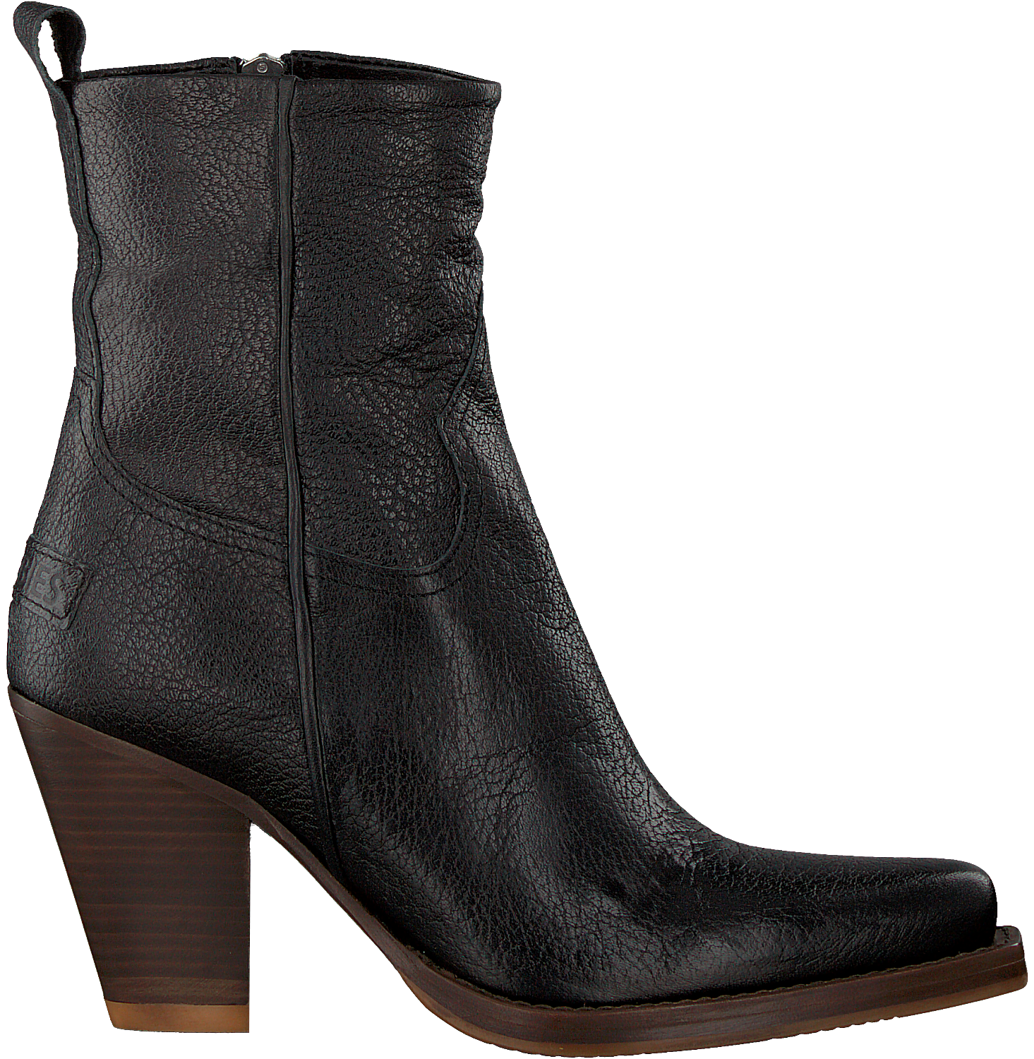 Zwarte SHABBIES Enkellaarsjes 193020109 | Omoda Zwarte SHABBIES Enkellaarsjes 193020109 | Omoda