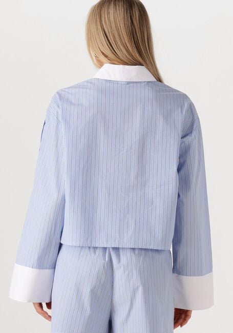 Blauwe SECOND FEMALE Blouses ALANIS COMBI SHIRT - large