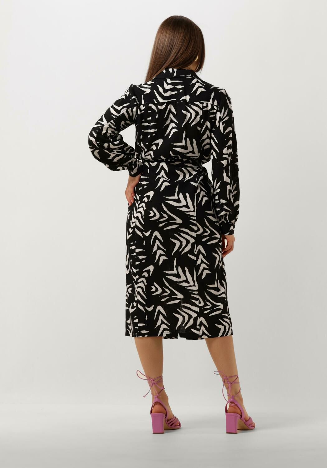 OBJECT Dames Jurken Objemira Tilda L s Dress Zwart