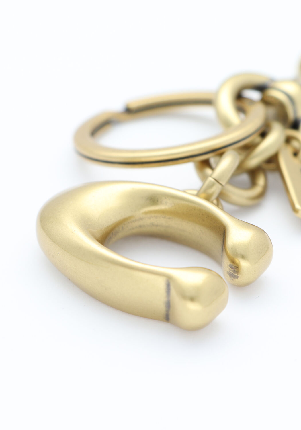 Goudkleurig COACH Bag charms BAG CHARM DOG LEASH CLIP - large