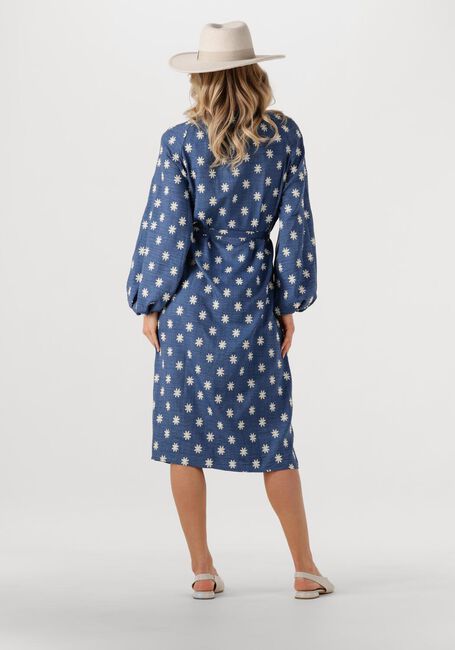 Blauwe YDENCE Midi jurk DRESS CASEY - large