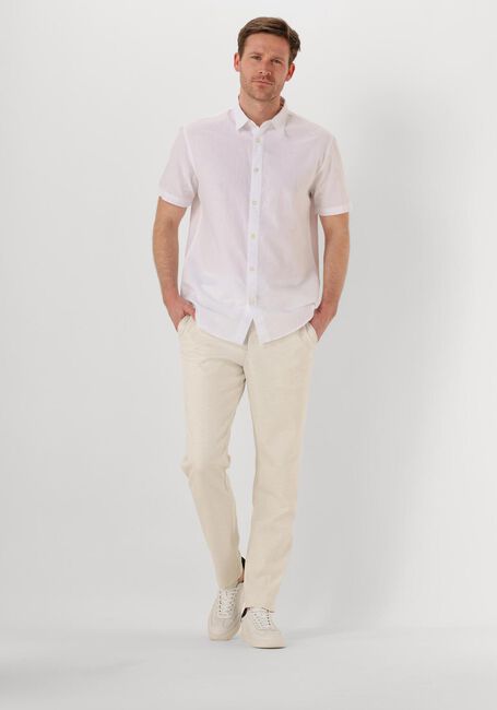 Witte SELECTED HOMME Casual overhemd SLHREG-SUN SHIRT SS NOOS - large