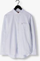 Lichtblauwe TOMMY JEANS Klassiek overhemd TJM REG OXFORD SHIRT