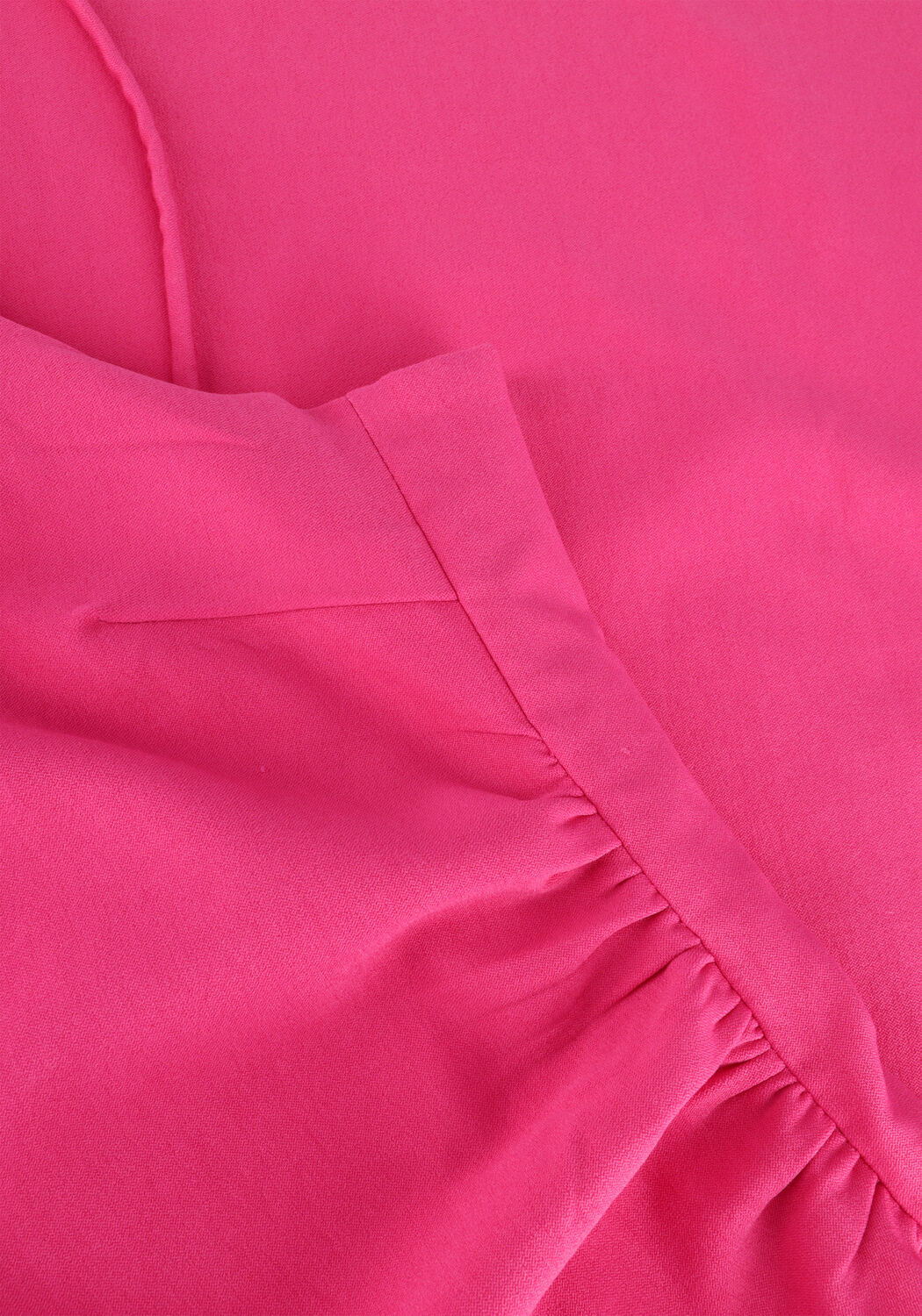 Fuchsia Y.A.S. Midi jurk YASATLANTA SL MIDI DRESS - large