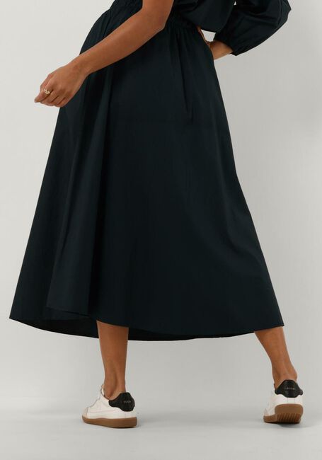 Donkerblauwe BY-BAR Maxirok JUTA POPLIN SKIRT - large