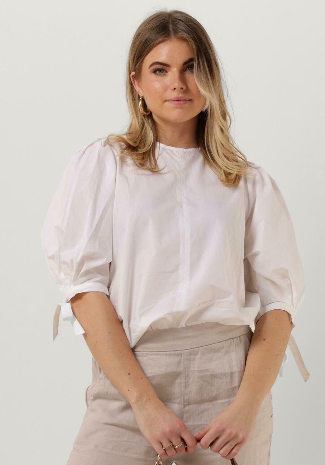 witte ruby tuesday blouse tadi balloon half sleeves shirt