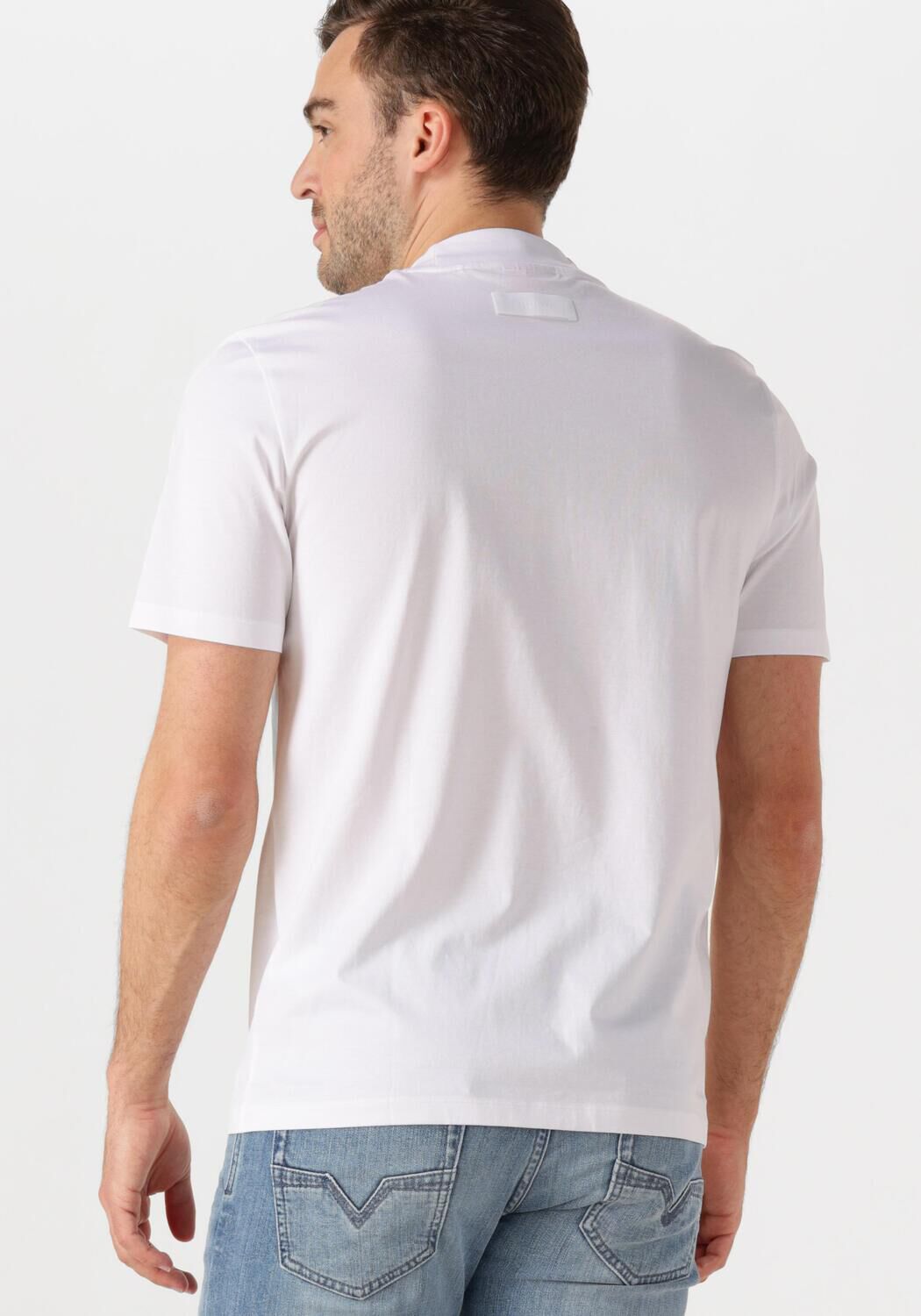 HUGO Heren Polo's & T-shirts Dimersom 10271881 Wit