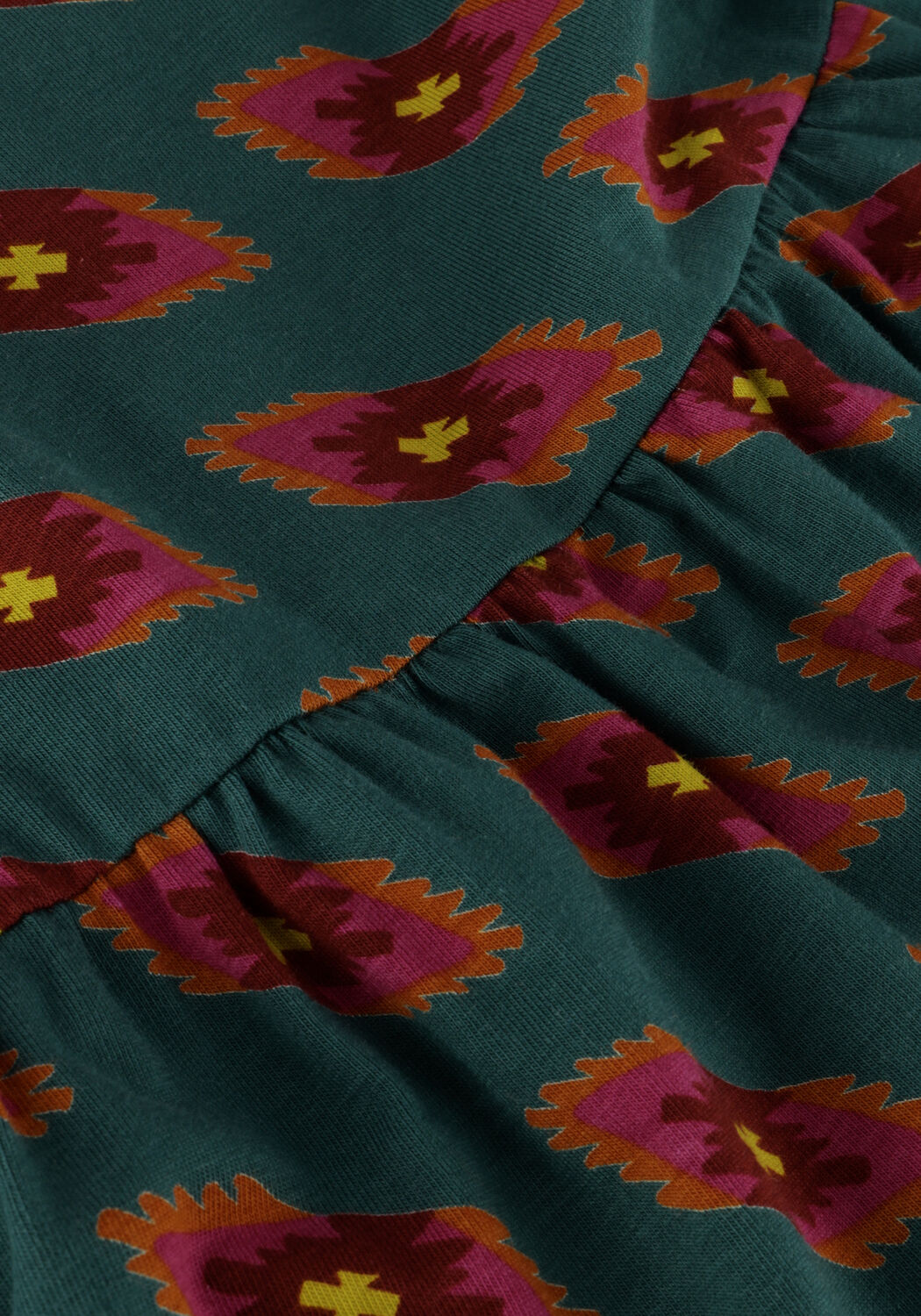 Groene AMMEHOELA Mini jurk AM.LIESJE.23 - large