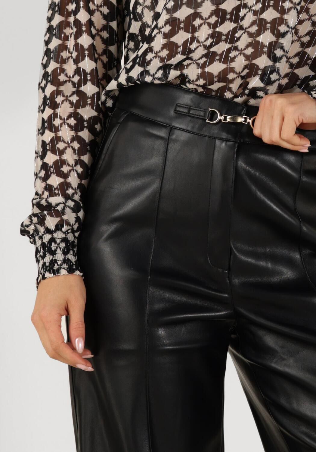 AAIKO Dames Broeken Sonja Pu 766 Zwart