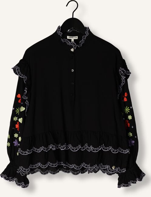 Zwarte HARPER & YVE Blouses JOAN-LS Zwarte HARPER & YVE Blouses JOAN-LS - large