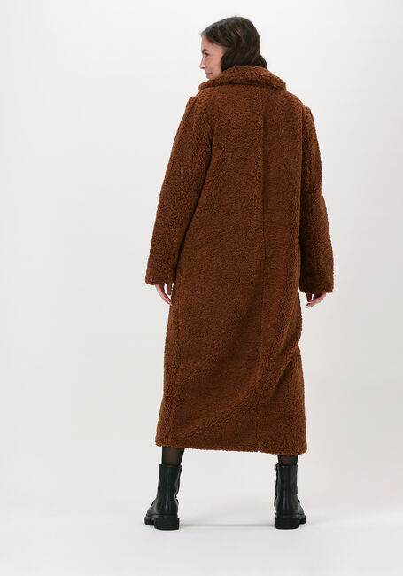 Bruine NA-KD Teddy jas OVERSIZED TEDDY COAT - large