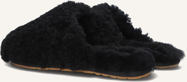 Zwarte UGG Pantoffels W MAXI CURLY SLIDE Zwarte UGG Pantoffels W MAXI CURLY SLIDE - large