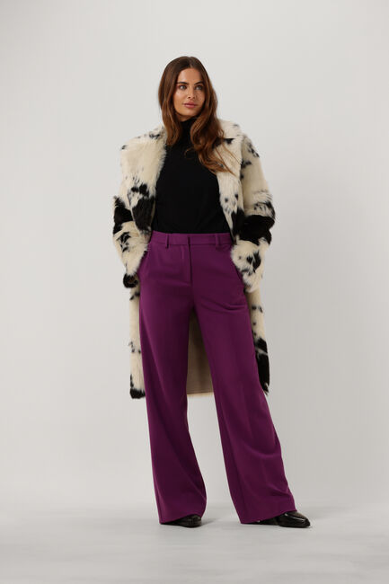 Ecru BEAUMONT Faux fur jas REVERSIBLE FAUX FUR COAT - large