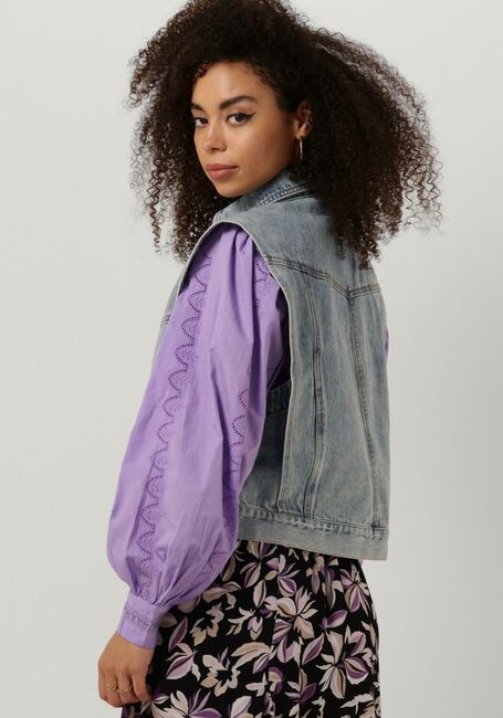 Lichtblauwe CATWALK JUNKIE Gilet JK MEA - large